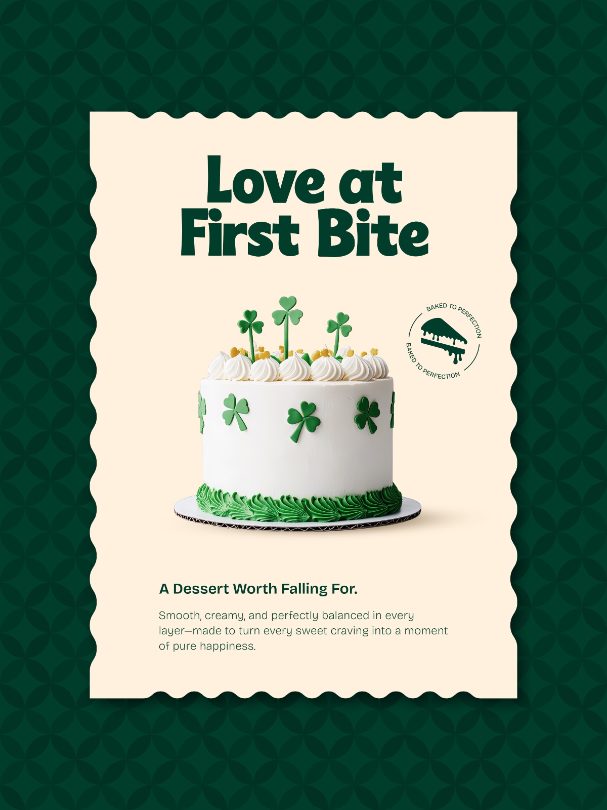 Love at First Bite campaign poster
